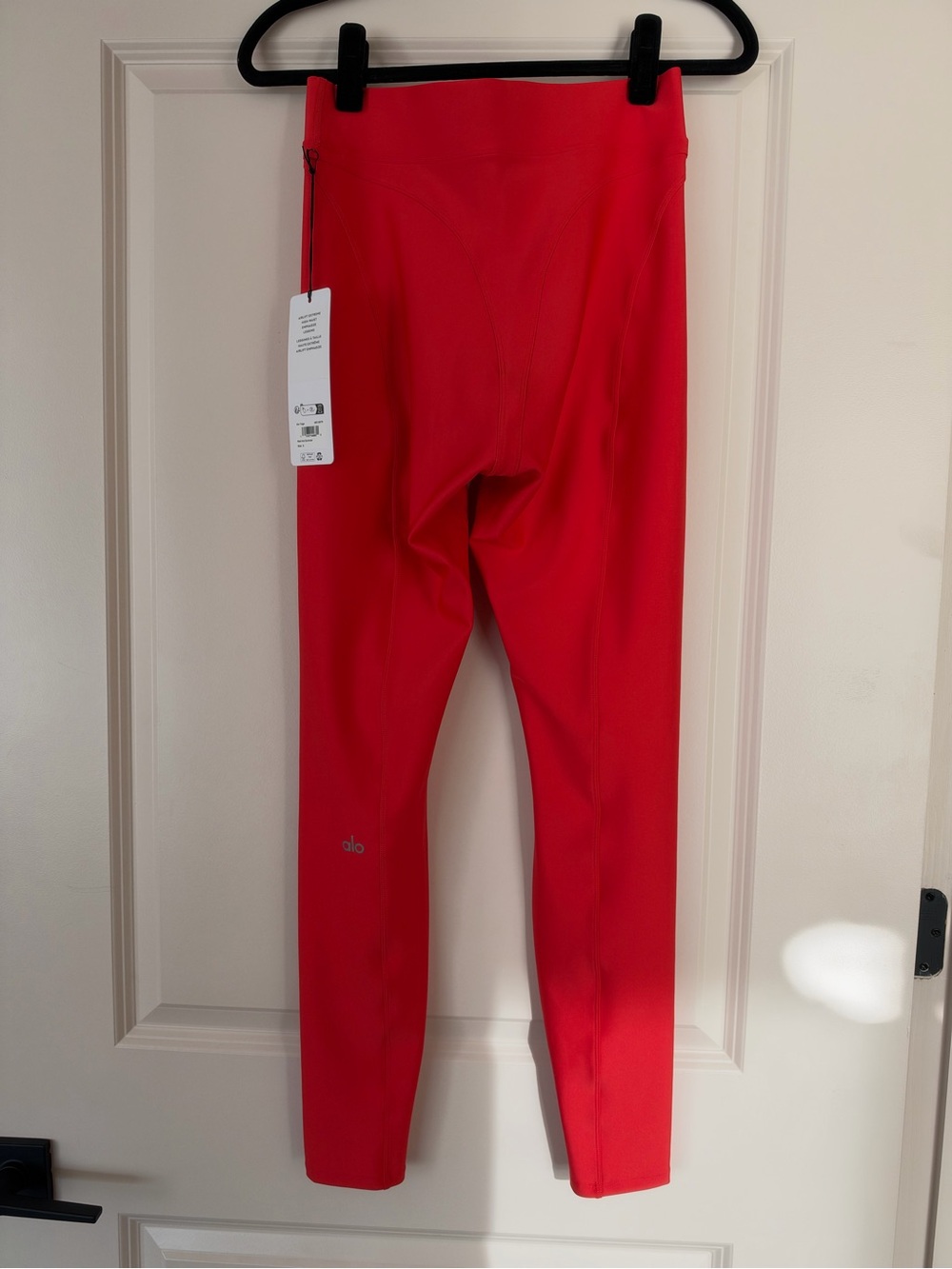ALO Yoga Red High-Rise Performance Leggings